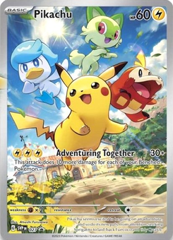 Pikachu #27 from SV Black Star Promos