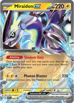 Miraidon ex #28 by 5ban Graphics