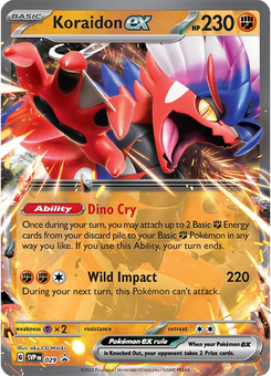 Koraidon ex #29 from SV Black Star Promos