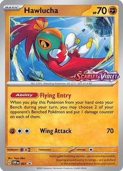 Hawlucha #7 from SV Black Star Promos