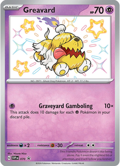 Greavard #70 from SV Black Star Promos