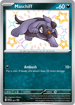 Maschiff #71 from SV Black Star Promos