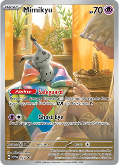 Mimikyu #75 from SV Black Star Promos