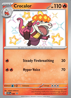 Crocalor #80 from SV Black Star Promos