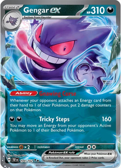 Gengar ex #104 from Temporal Forces