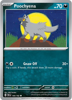 Poochyena #105 from Temporal Forces