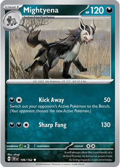 Mightyena #106 from Temporal Forces