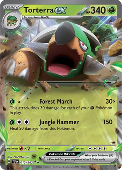 Torterra ex #12 from Temporal Forces