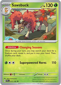 Sawsbuck #17 from Temporal Forces