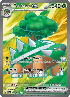 Torterra ex #185 from Temporal Forces