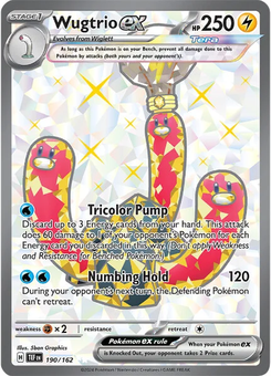 Wugtrio ex #190 from Temporal Forces