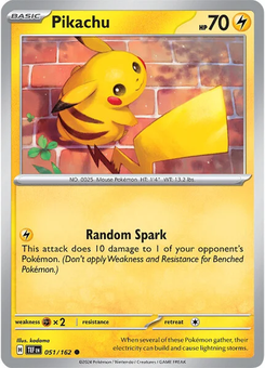 Pikachu #51 from Temporal Forces