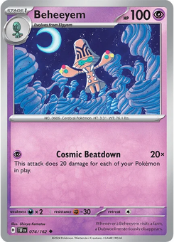 Beheeyem #74 from Temporal Forces