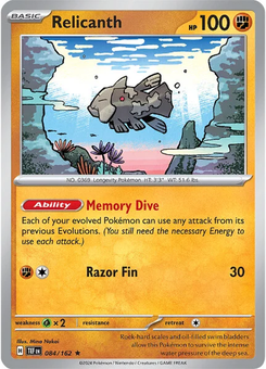 Relicanth #84 from Temporal Forces