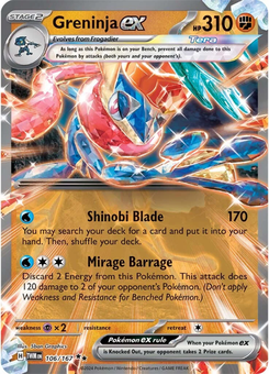 Greninja ex #106 from Twilight Masquerade