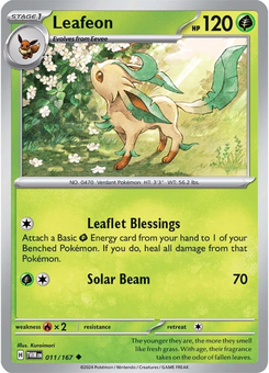 Leafeon #11 from Twilight Masquerade