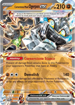 Cornerstone Mask Ogerpon ex #112 from Twilight Masquerade