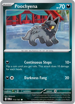 Poochyena #113 from Twilight Masquerade