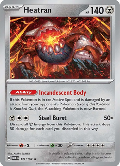 Heatran #123 from Twilight Masquerade