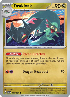 Drakloak #129 from Twilight Masquerade