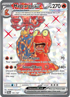 Magcargo ex #191 from Twilight Masquerade