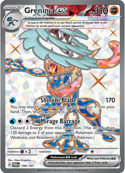 Greninja ex #198 from Twilight Masquerade