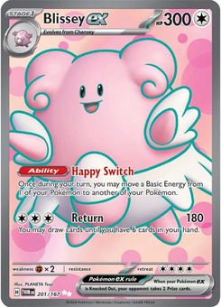 Blissey ex #201 from Twilight Masquerade
