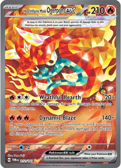 Hearthflame Mask Ogerpon ex #212 from Twilight Masquerade