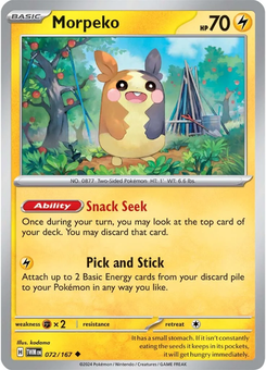 Morpeko #72 from Twilight Masquerade