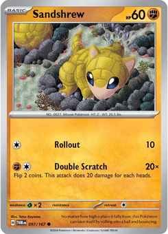 Sandshrew #97 from Twilight Masquerade