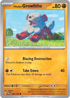 Hisuian Growlithe #99 from Twilight Masquerade