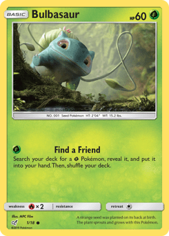 Bulbasaur #1 from Detective Pikachu