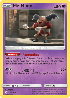Mr. Mime #11 from Detective Pikachu