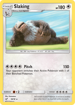 Slaking #18 from Detective Pikachu