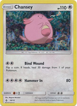 Chansey #10 from McDonald's Collection 2018