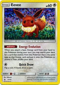 Eevee #11 from McDonald's Collection 2018