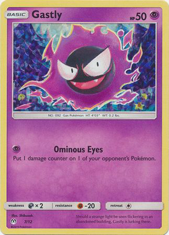 Gastly #7 from McDonald's Collection 2019