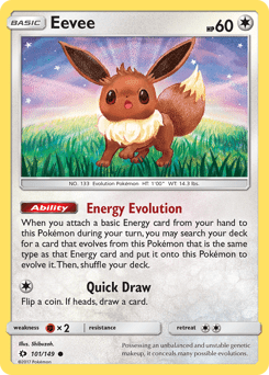 Eevee #101 from Sun & Moon