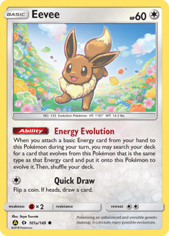 Eevee #101a from Sun & Moon