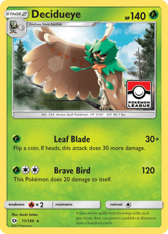 Decidueye #11 from Sun & Moon
