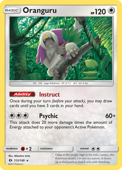 Oranguru #113 from Sun & Moon