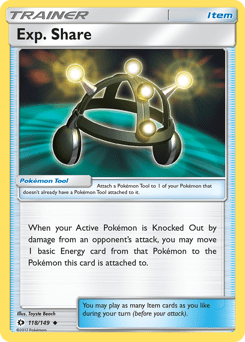 Exp. Share #118 from Sun & Moon