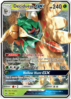 Decidueye-GX #12 from Sun & Moon