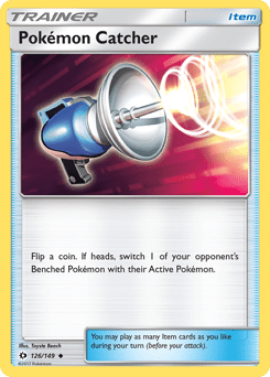 Pokémon Catcher #126 from Sun & Moon