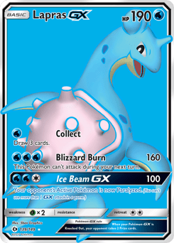 Lapras-GX #139 from Sun & Moon