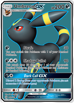 Umbreon-GX #142 from Sun & Moon
