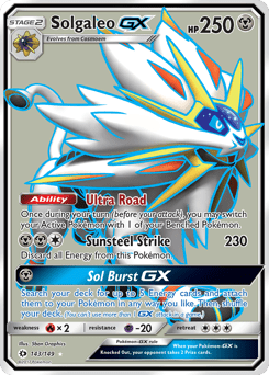 Solgaleo-GX #143 from Sun & Moon