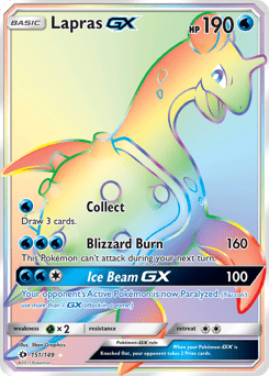 Lapras-GX #151 from Sun & Moon