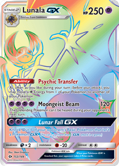 Lunala-GX #153 from Sun & Moon