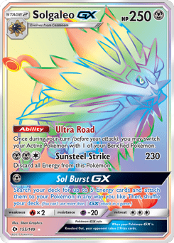 Solgaleo-GX #155 from Sun & Moon